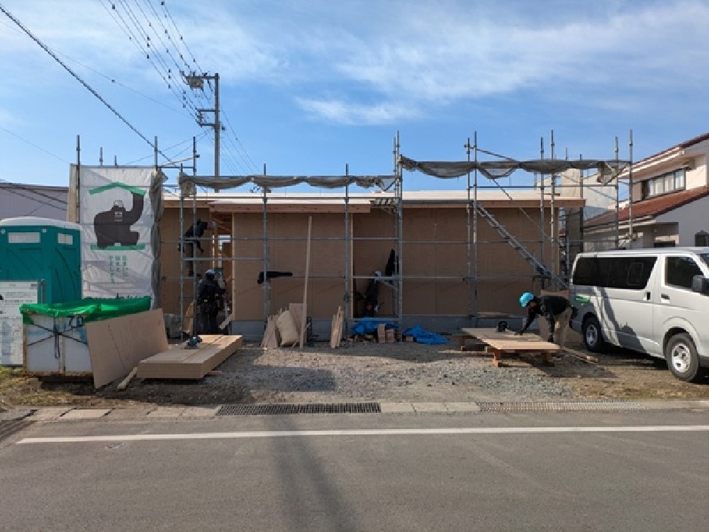 構造用合板設置