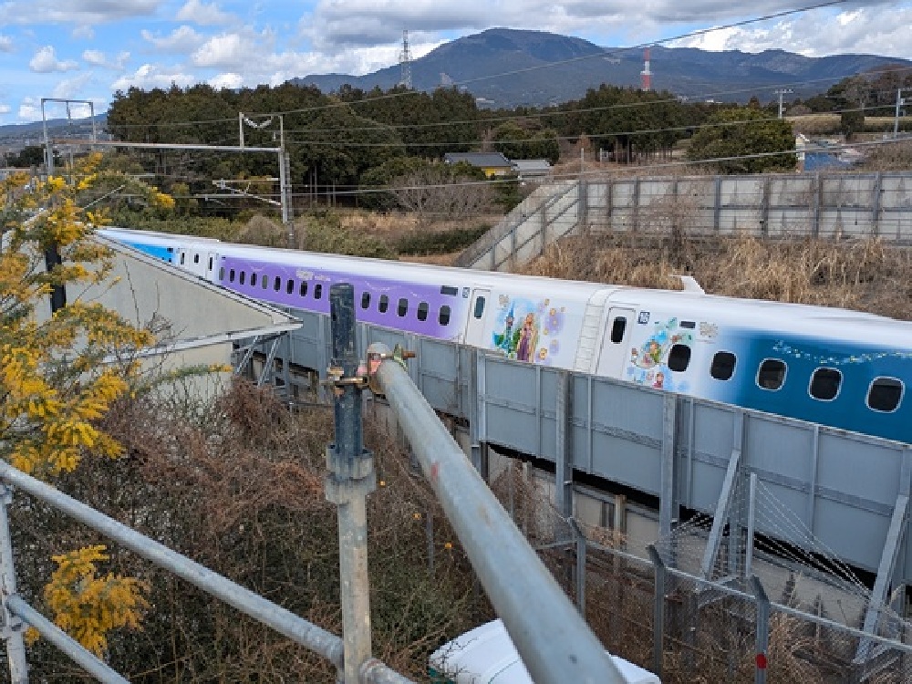 屋根の上から
