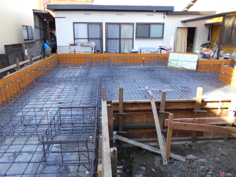 基礎配筋工事
