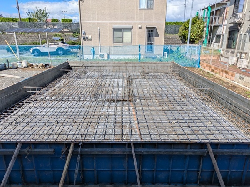 基礎配筋工事