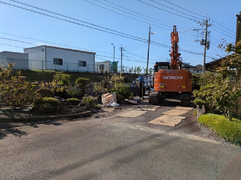 建設地整地工事
