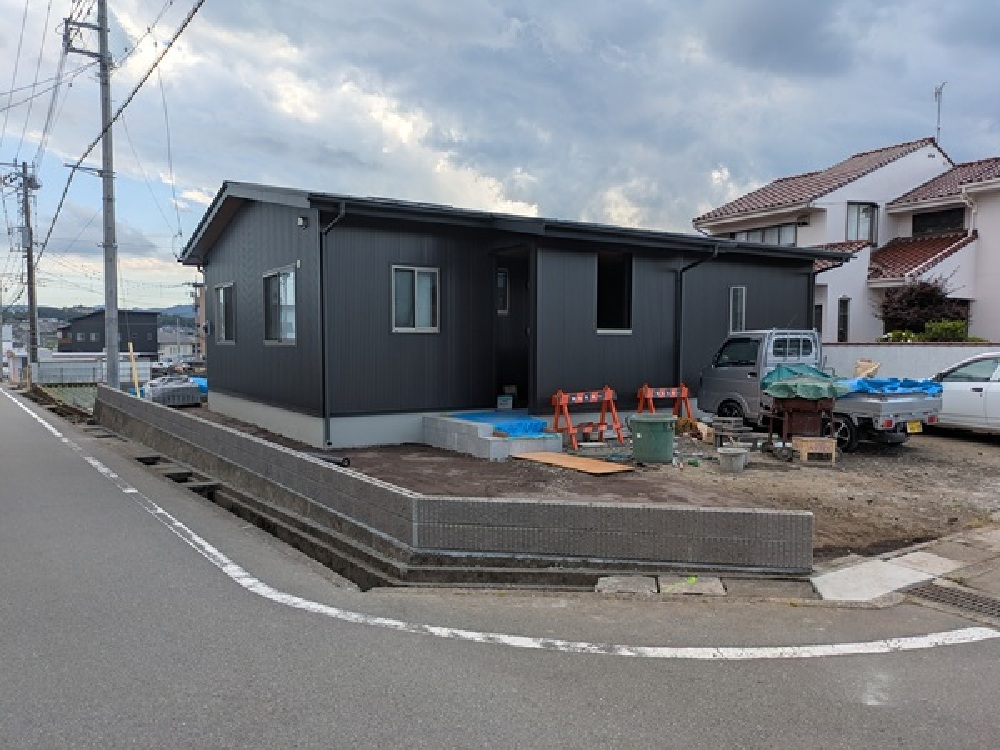 フェンス　ブロック積み