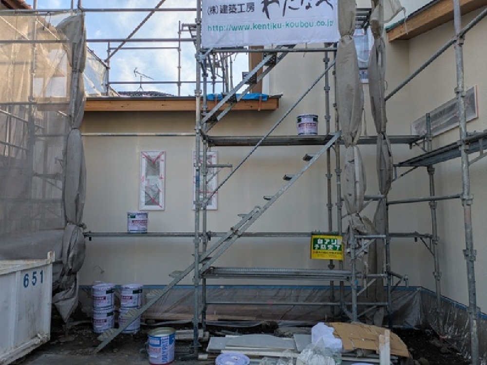 外壁ジョリパット塗り