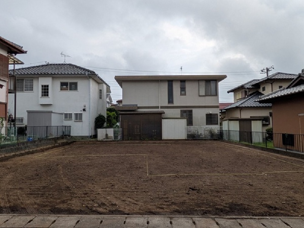 着工前状況（地縄張り）