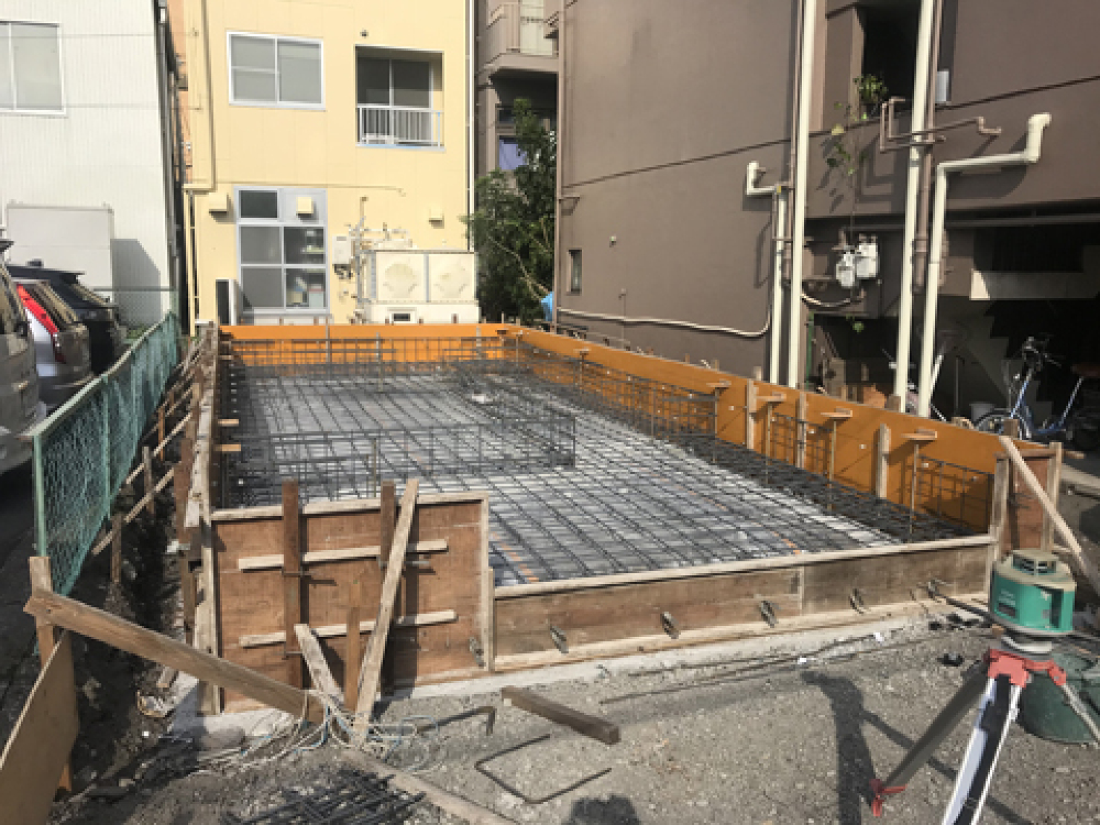 基礎配筋工事