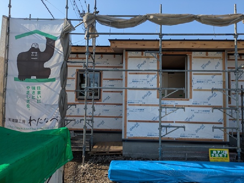 外壁通気胴縁施工