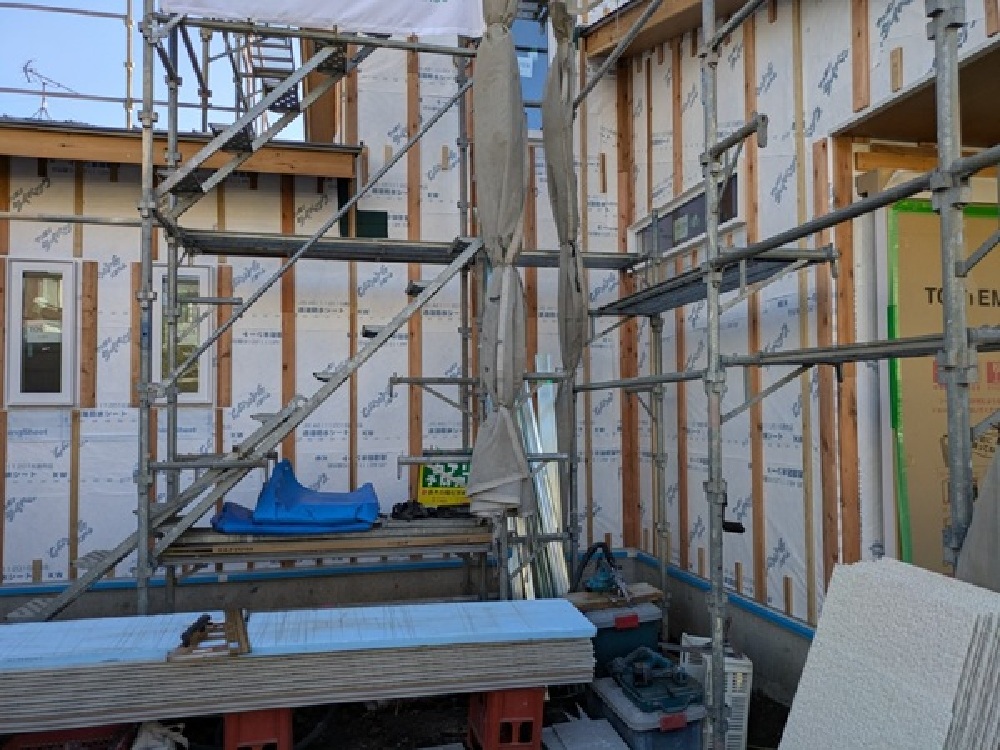 外壁通気胴縁施工