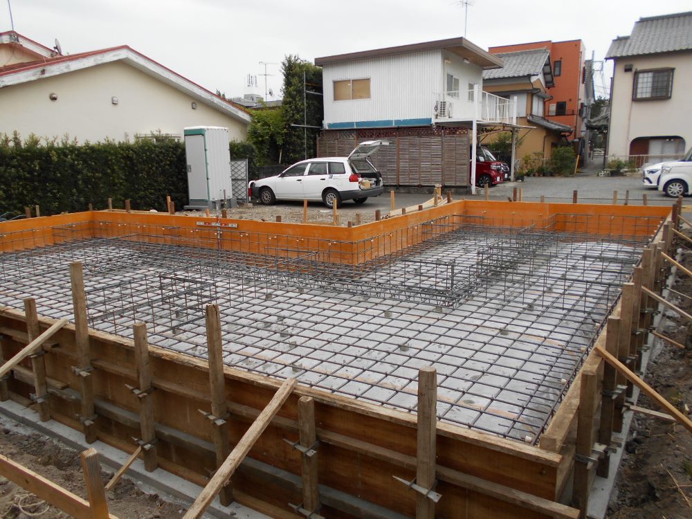 基礎配筋工事