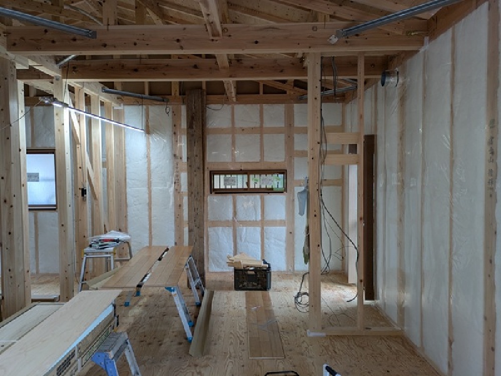 壁断熱材充填壁