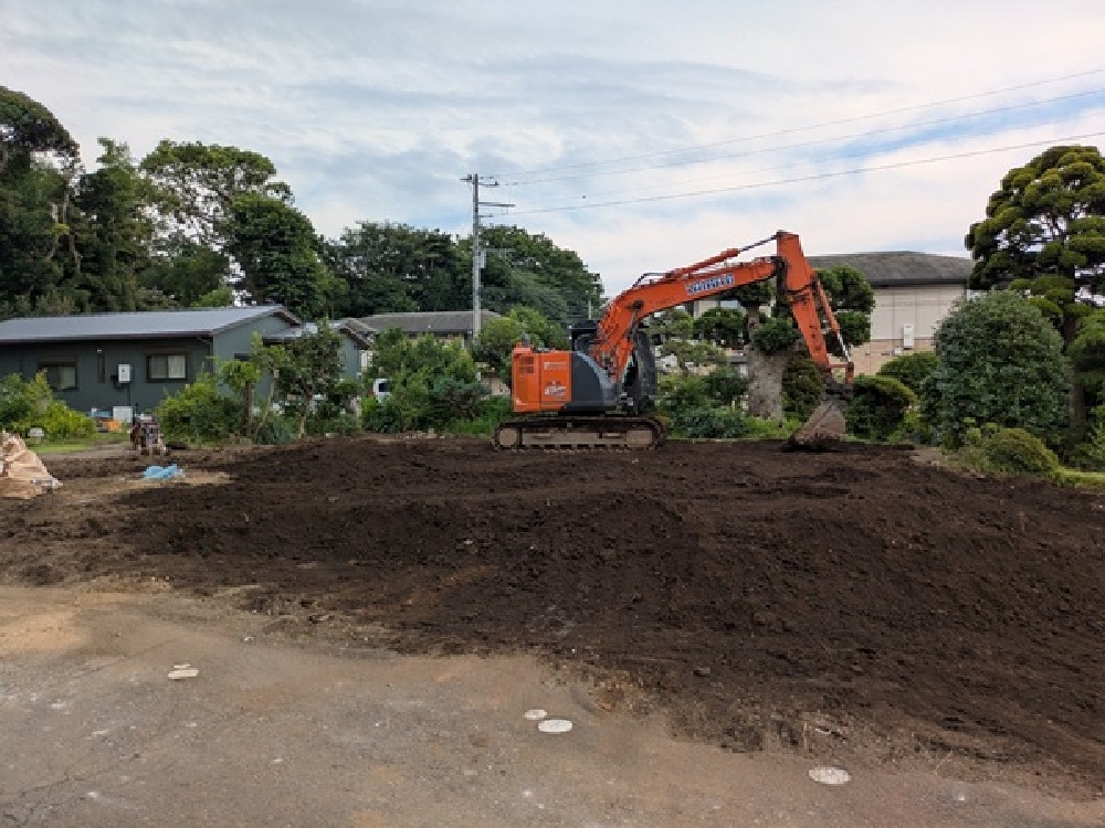 母屋解体工事完了