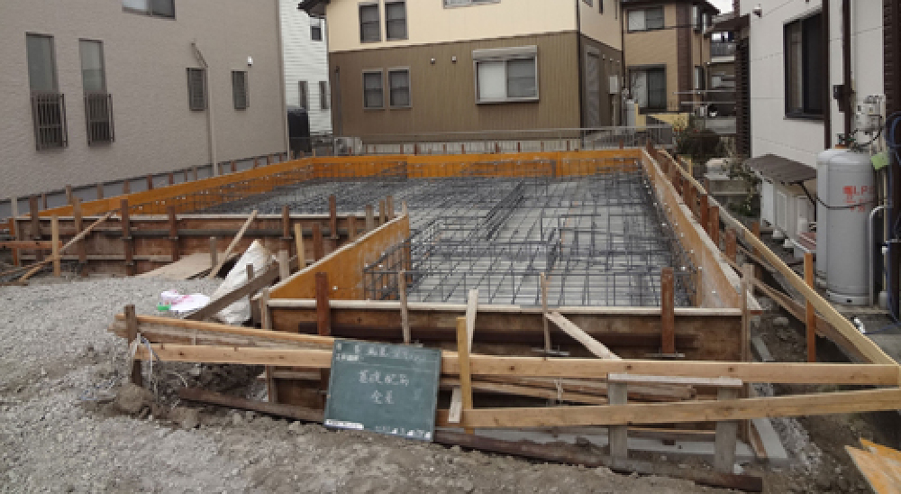 基礎配筋工事