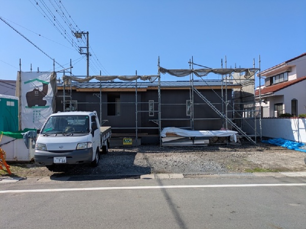 金属サイディング張り