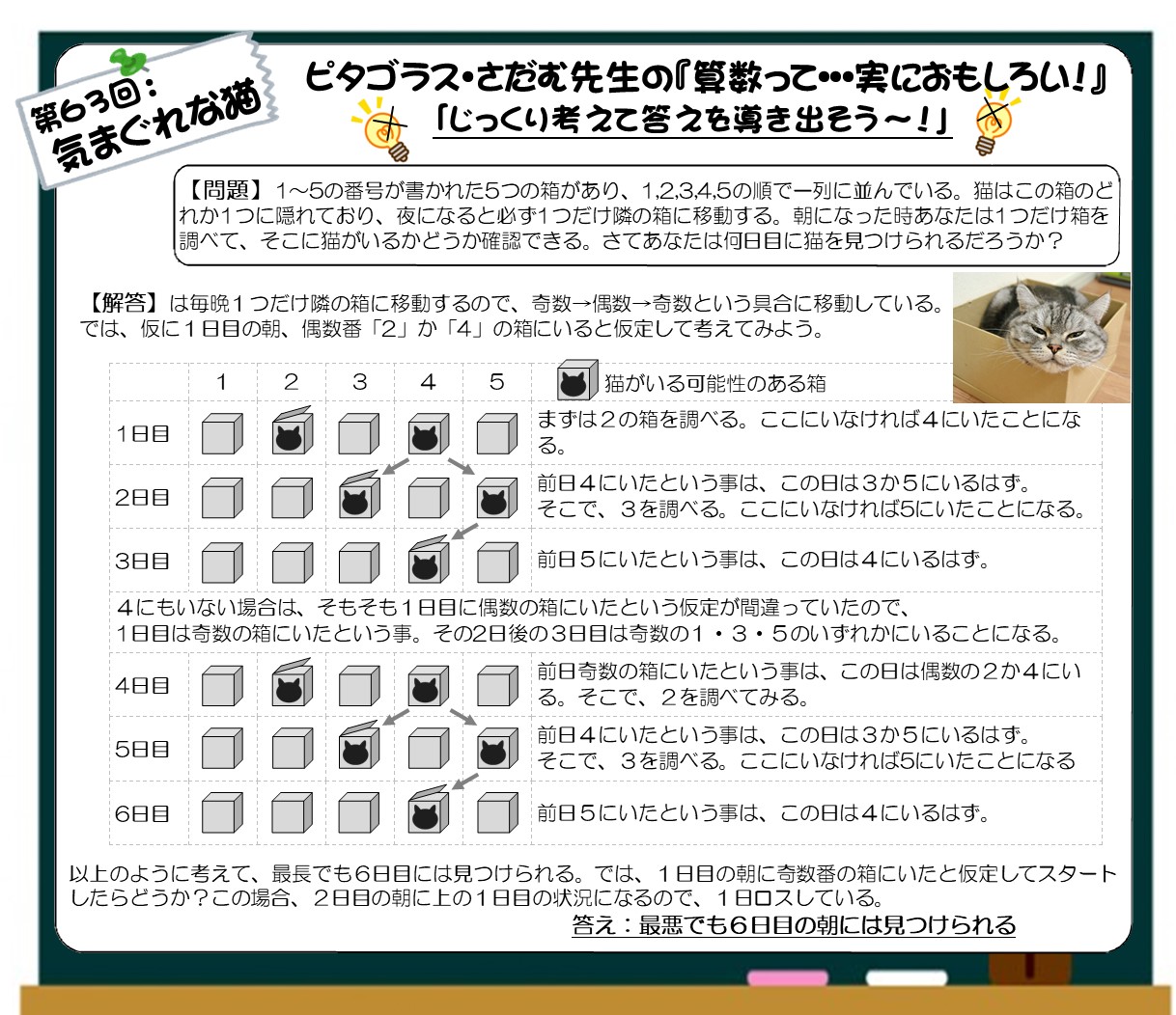心ほっこり6月号算数